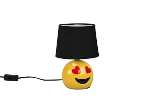 LOVELY żółty | czarny E14 Lampka stołowa
