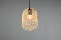 Lampa wisząca LOVIS czarny | beż rattan E27 RL R31141036 | 4017807539424 noxbox lampynox www.lampynox.pl