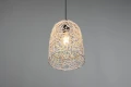 Lampa wisząca LOVIS czarny | beż rattan E27 RL R31141036 | 4017807539424 noxbox lampynox www.lampynox.pl