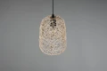 Lampa wisząca LOVIS czarny | beż rattan E27 RL R31141036 | 4017807539424 noxbox lampynox www.lampynox.pl