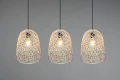 Lampa wisząca LOVIS czarny | beż rattan 3xE27 RL R31143036 | 4017807539462 noxbox lampynox www.lampynox.pl