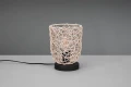 Lampka stołowa LOVIS czarny | beż rattan E27 RL R51141036 | 4017807539578 noxbox lampynox www.lampynox.pl