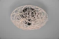 Lampa sufitowa LOVIS czarny | beż rattan 2xE27 RL R61142036 | 4017807539684 noxbox lampynox www.lampynox.pl