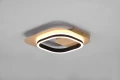 Kinkiet ścienny ściemnialny LUGO czarny | złoty LED 3 step dim 12W 3000K Trio 242910180 | 4017807542936 noxbox lampynox www.lampynox.pl