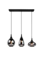 Lampa wisząca LUMINA czarny mat 3xE14 Trio 317000332 | 4017807542271 noxbox lampynox www.lampynox.pl