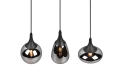 Lampa wisząca LUMINA czarny mat 3xE14 Trio 317000332 | 4017807542271 noxbox lampynox www.lampynox.pl