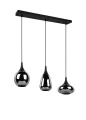 Lampa wisząca LUMINA czarny mat 3xE14 Trio 317000332 | 4017807542271 noxbox lampynox www.lampynox.pl