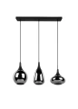 Lampa wisząca LUMINA czarny mat 3xE14 Trio 317000332 | 4017807542271 noxbox lampynox www.lampynox.pl