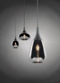 Lampa wisząca LUMINA czarny mat 3xE14 Trio 317000332 | 4017807542271 noxbox lampynox www.lampynox.pl