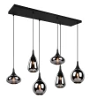 Lampa wisząca LUMINA czarny mat 6xE14 Trio 317000632 | 4017807542295 noxbox lampynox www.lampynox.pl