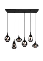 Lampa wisząca LUMINA czarny mat 6xE14 Trio 317000632 | 4017807542295 noxbox lampynox www.lampynox.pl