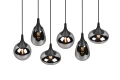 Lampa wisząca LUMINA czarny mat 6xE14 Trio 317000632 | 4017807542295 noxbox lampynox www.lampynox.pl