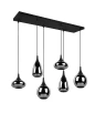 Lampa wisząca LUMINA czarny mat 6xE14 Trio 317000632 | 4017807542295 noxbox lampynox www.lampynox.pl