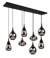 Lampa wisząca LUMINA czarny mat 8xE14 Trio 317000832 | 4017807542301 noxbox lampynox www.lampynox.pl
