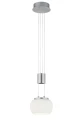 Lampa wisząca MADISON nikiel mat LED 3 step dim  8W 3000K Trio 342010107 | 4017807542066 noxbox lampynox www.lampynox.pl
