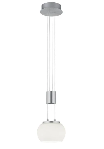 Lampa wisząca MADISON nikiel mat LED 3 step dim  8W 3000K Trio 342010107 | 4017807542066 noxbox lampynox www.lampynox.pl