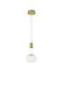 Lampa wisząca MADISON mosiądz mat LED 3 step dim  8W 3000K Trio 342010108 | 4017807542080 noxbox lampynox www.lampynox.pl