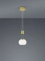 Lampa wisząca MADISON mosiądz mat LED 3 step dim  8W 3000K Trio 342010108 | 4017807542080 noxbox lampynox www.lampynox.pl