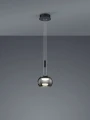 Lampa wisząca MADISON czarny mat LED 3 step dim  8W 3000K Trio 342010132 | 4017807542073 noxbox lampynox www.lampynox.pl