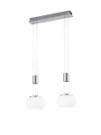 MADISON nikiel mat LED 3 step dim 2x8W 3000K Lampa wisząca