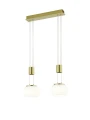 Lampa wisząca MADISON mosiądz mat LED 3 step dim  2x8W 3000K Trio 342010208 | 4017807542134 noxbox lampynox www.lampynox.pl