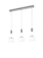 Lampa wisząca MADISON nikiel mat LED 3 step dim 3x8W 3000K Trio 342010307 | 4017807542141 noxbox lampynox www.lampynox.pl
