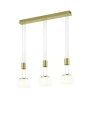 Lampa wisząca MADISON mosiądz mat LED 3 step dim 3x8W 3000K Trio 342010308 | 4017807542158 noxbox lampynox www.lampynox.pl