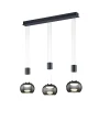 Lampa wisząca MADISON czarny mat LED 3 step dim 3x8W 3000K Trio 342010332 | 4017807542172 noxbox lampynox www.lampynox.pl