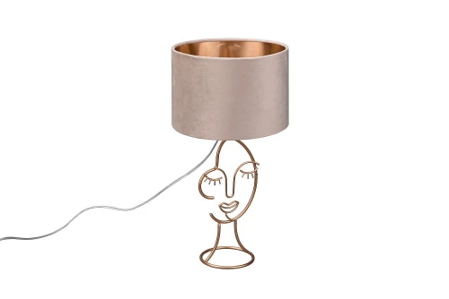 Lampka stołowa MARY złoty | beż E27 RL R51221044 | 4017807541052 noxbox lampynox www.lampynox.pl