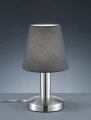 Lampka stołowa MATS II nikiel mat | szary E14 Trio 599700142 | 4017807551389 noxbox lampynox www.lampynox.pl