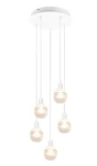 MELA biały mat 5xE14 Lampa wisząca