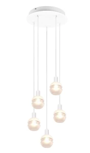 MELA biały mat 5xE14 Lampa wisząca