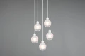 Lampa wisząca MELA biały mat 5xE14 Trio 313100531 | 4017807538496 noxbox lampynox www.lampynox.pl