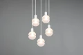 Lampa wisząca MELA biały mat 5xE14 Trio 313100531 | 4017807538496 noxbox lampynox www.lampynox.pl