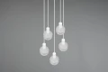 Lampa wisząca MELA biały mat 5xE14 Trio 313100531 | 4017807538496 noxbox lampynox www.lampynox.pl