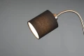 Lampa podłogowa stojąca MOTEL nikiel mat | czarny E27 | E14 snake Trio 416900207 | 4017807541724 noxbox lampynox www.lampynox.pl