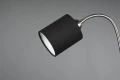 Lampa podłogowa stojąca MOTEL nikiel mat | czarny E27 | E14 snake Trio 416900207 | 4017807541724 noxbox lampynox www.lampynox.pl