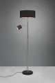 Lampa podłogowa stojąca MOTEL nikiel mat | czarny E27 | E14 snake Trio 416900207 | 4017807541724 noxbox lampynox www.lampynox.pl