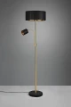 Lampa podłogowa stojąca MOTEL mosiądz mat | czarny E27 | E14 snake Trio 416900208 | 4017807541717 noxbox lampynox www.lampynox.pl