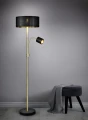 Lampa podłogowa stojąca MOTEL mosiądz mat | czarny E27 | E14 snake Trio 416900208 | 4017807541717 noxbox lampynox www.lampynox.pl