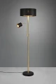 Lampa podłogowa stojąca MOTEL mosiądz mat | czarny E27 | E14 snake Trio 416900208 | 4017807541717 noxbox lampynox www.lampynox.pl