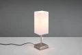 Lampka stołowa z ładowarką OLE nikiel mat | biały E27 gniazdo ładujące USB RL R51061007 | 4017807538564 noxbox lampynox www.lampynox.pl