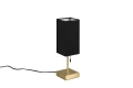 Lampka stołowa z ładowarką OLE mosiądz mat | czarny E27 gniazdo ładujące USB RL R51061008 | 4017807538595 noxbox lampynox www.lampynox.pl