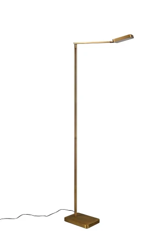 Lampa podłogowa stojąca PAVIA patyna LED dim. 12W 2300+3000+4000K ściemnialna Trio 470310104 | 4017807523348 noxbox lampynox www.lampynox.pl