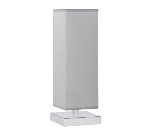 Lampka stołowa PIET II nikiel mat | szary E14 Trio 591600142 | 4017807551204 noxbox lampynox www.lampynox.pl