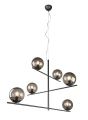 Lampa wisząca regulowana PURE antracyt 6xE14 Trio 302000642 | 4017807522761 noxbox lampynox www.lampynox.pl