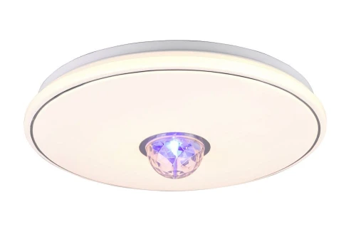 Lampa sufitowa RAVE biały Ø38cm. LED 3 step dim. 17W+1W RGB 3000K Pilot RL R65061100 | 4017807507454 noxbox lampynox www.lampynox.pl