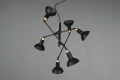 Lampa wisząca ROXIE czarny mat 6xE14 Trio 311900632 | 4017807536607 noxbox lampynox www.lampynox.pl