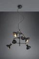 Lampa wisząca ROXIE czarny mat 6xE14 Trio 311900632 | 4017807536607 noxbox lampynox www.lampynox.pl
