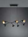 Lampa wisząca ROXIE czarny mat 7xE14 Trio 311900732 | 4017807537949 noxbox lampynox www.lampynox.pl